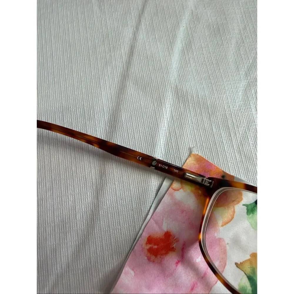FLOWER EYEWEAR 6004 215 TORTOISE 51/18/140 FLEX HINGE EYEGLASSES FRAME